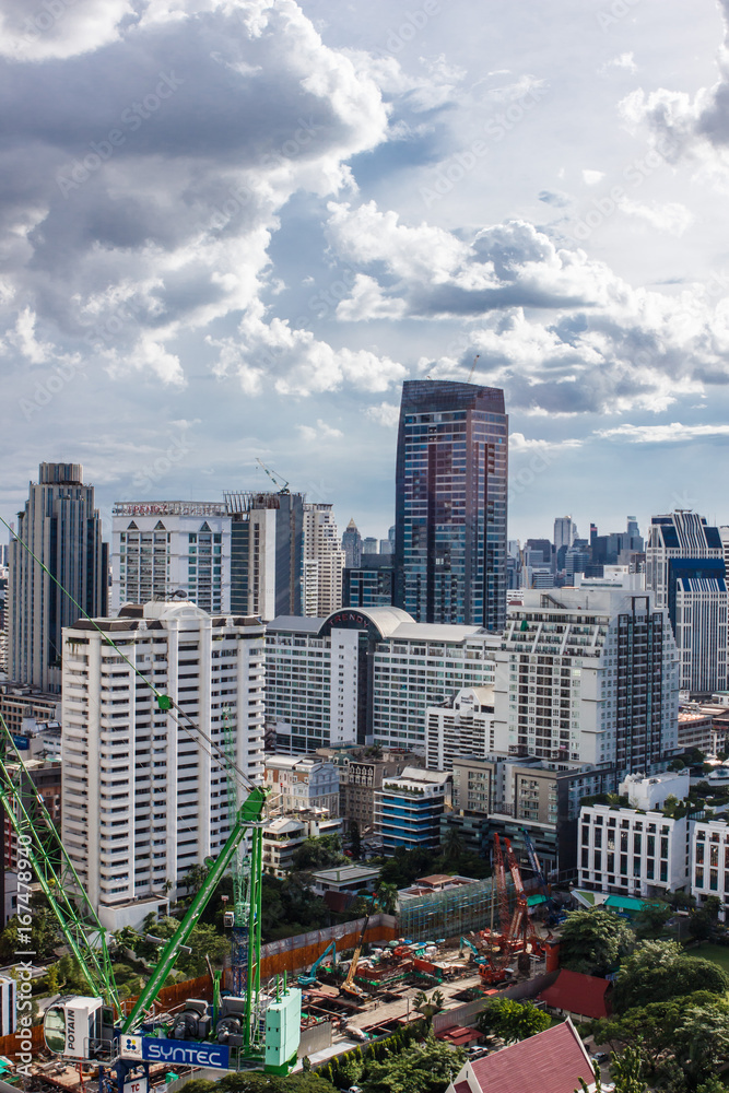 Fototapeta premium バンコク 都市風景