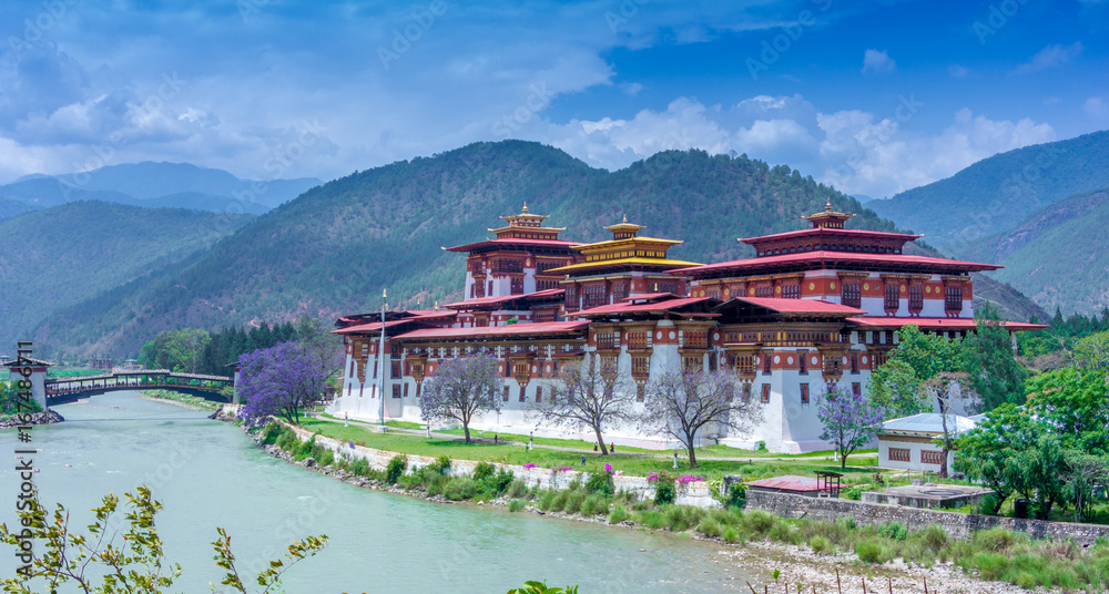 Fototapeta premium Punakha Dzong Bhutan 