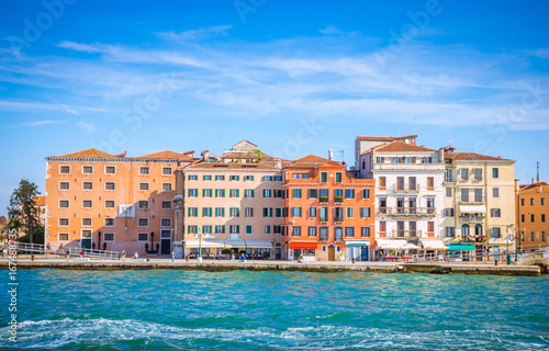 View on Venice from the sea, Veneto, Italy © Olena Zn