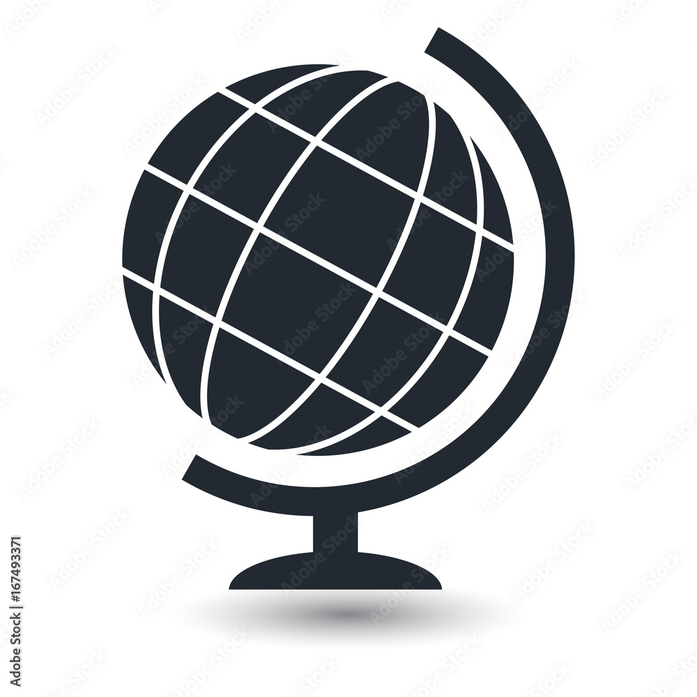 Globe earth vector icons isolated on white background
Globe earth vector icons isolated on white background
