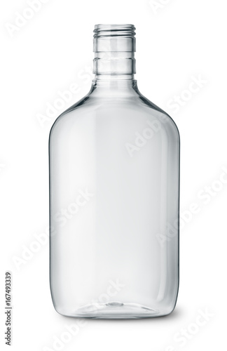 Clear plastic alcohol flasks