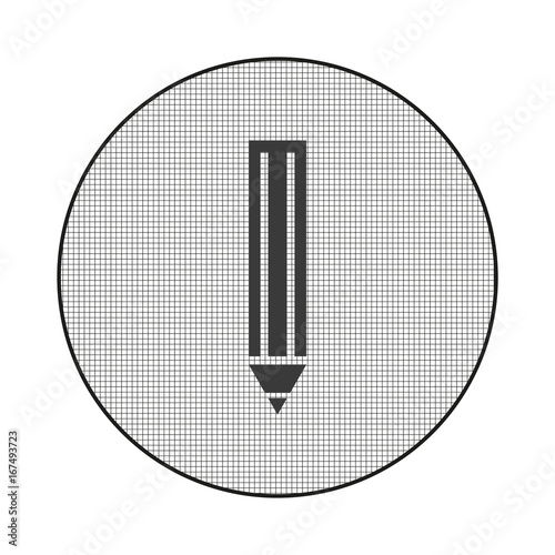 Gitter-Icon Stift schreiben
