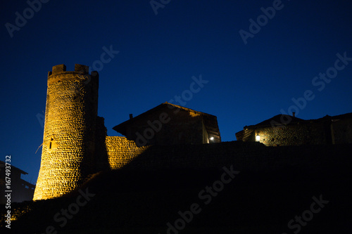 il ricetto di candela borgo medievale photo