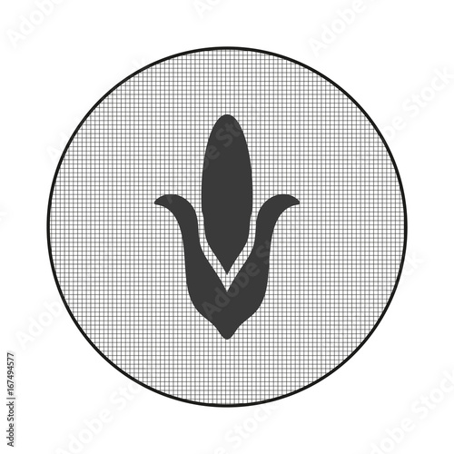 Gitter-Icon Maiskolben