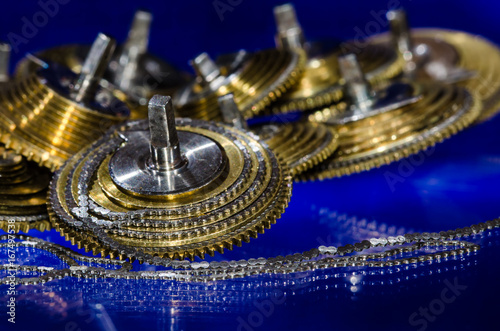 Watch Repair: Vintage Pocket Watch Fusee Chain Coiled Around the Fusee Cone