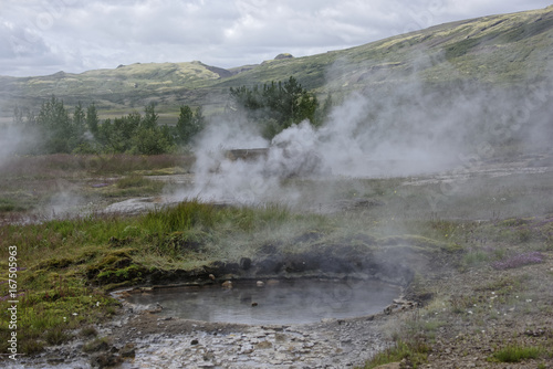 Geysir,Island.Geothermal Area photo