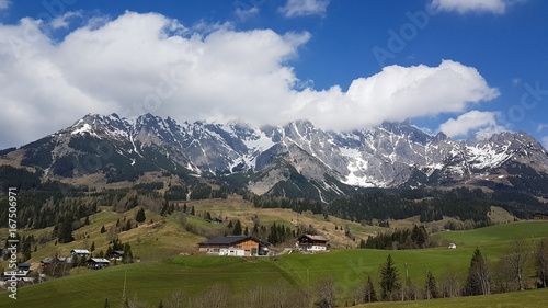 Beautiful european alpine scenery