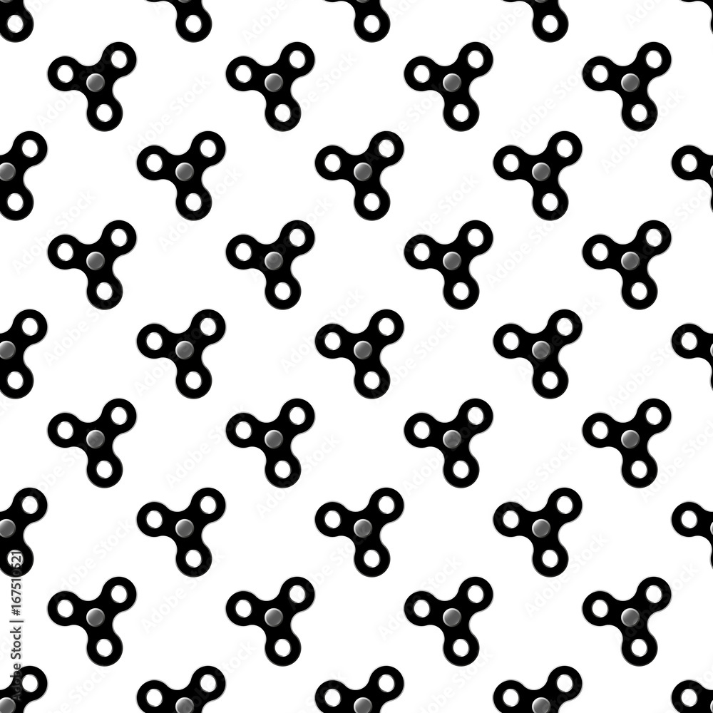 Seamless wallpaper pattern with hand spinner toys