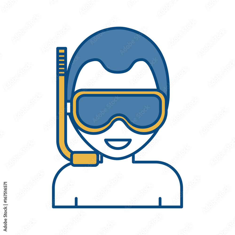 Snorkel mask design