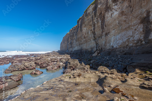 Long Exposure of Mavericks Cliffs