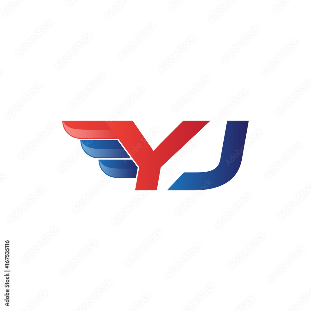 fast initial letter logo vector wing fast initial letter logo vector wing