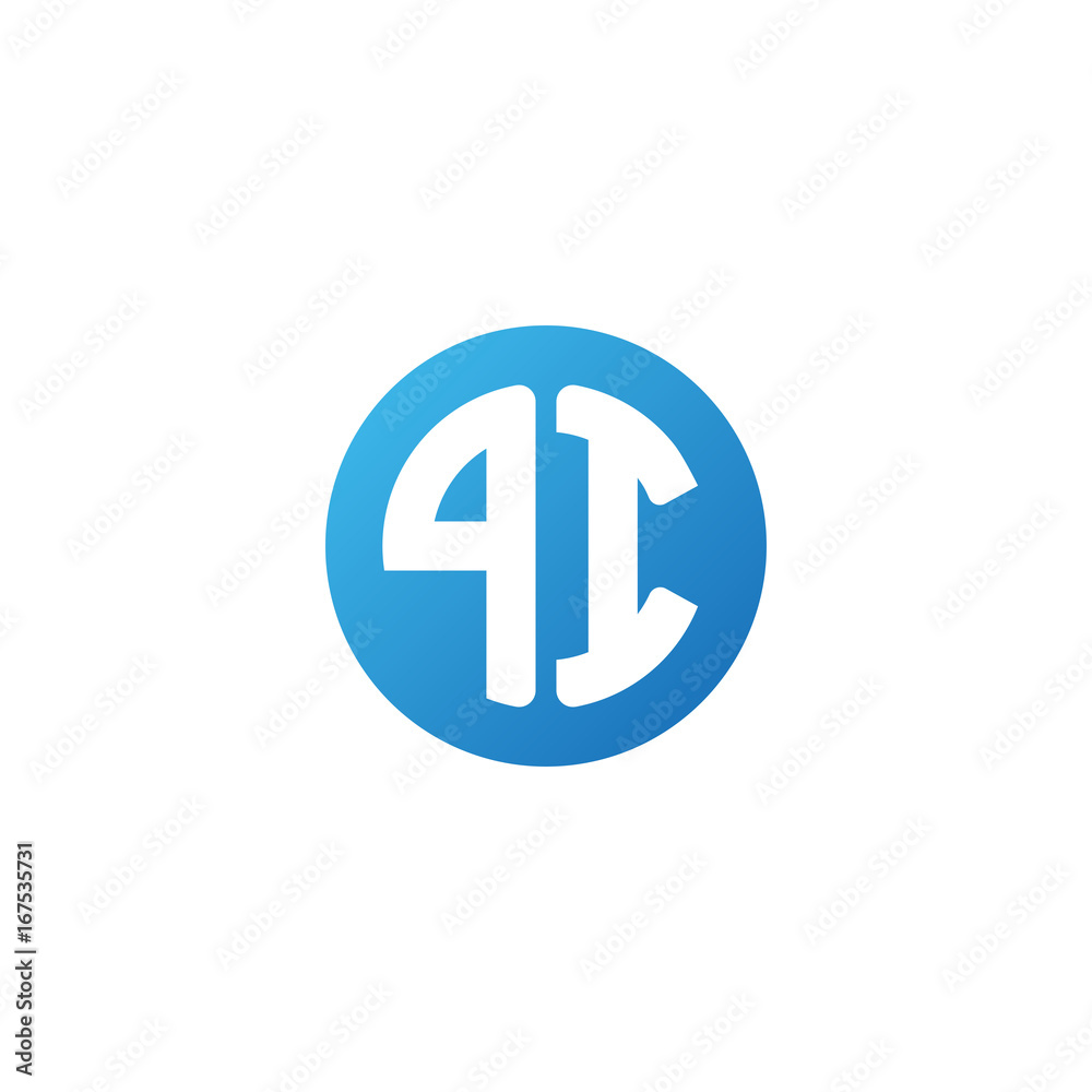 Initial letter PI, rounded letter circle logo, modern gradient blue color
Initial letter PI, rounded letter circle logo, modern gradient blue color