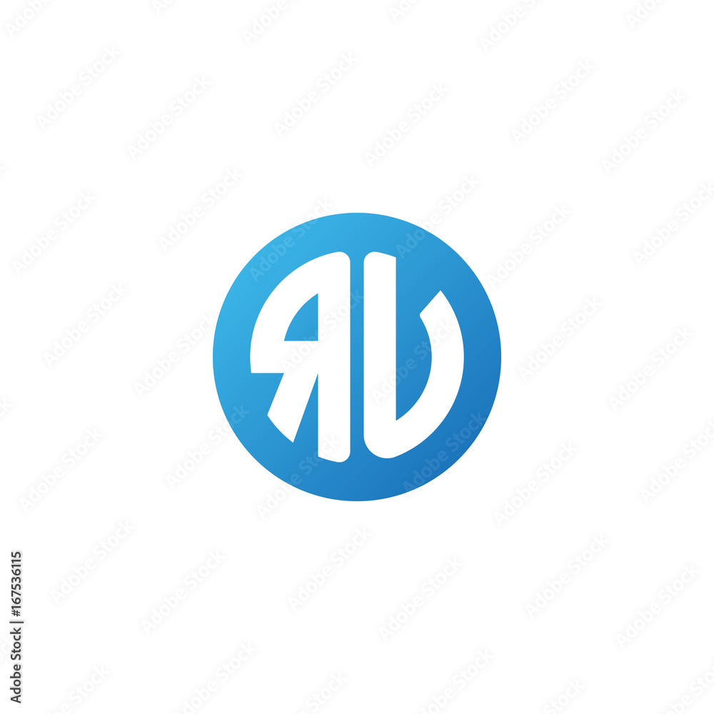 Initial letter RU, rounded letter circle logo, modern gradient blue color
Initial letter RU, rounded letter circle logo, modern gradient blue color
