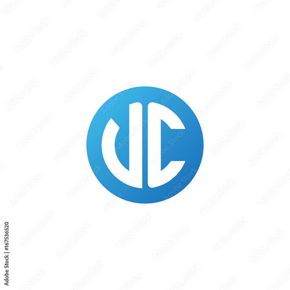 Initial letter VC, rounded letter circle logo, modern gradient blue color
Initial letter VC, rounded letter circle logo, modern gradient blue color