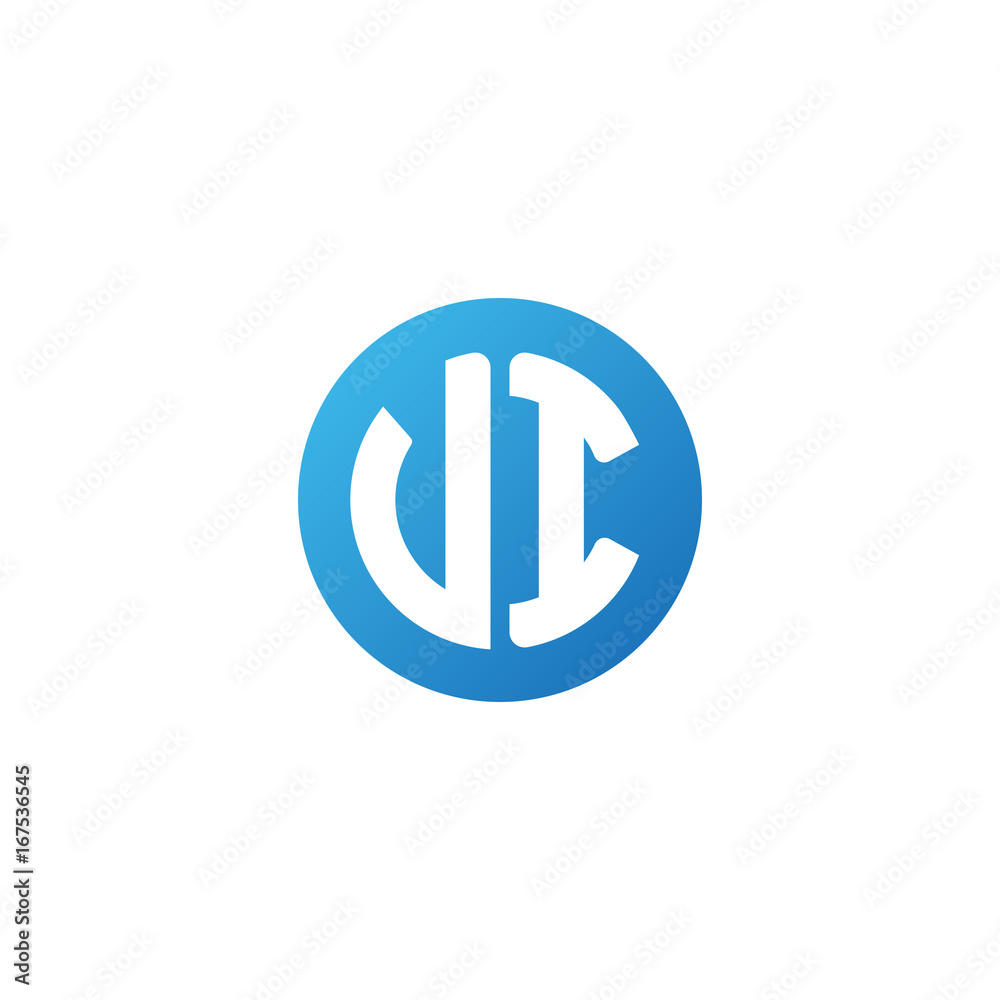 Initial letter VI, rounded letter circle logo, modern gradient blue color
Initial letter VI, rounded letter circle logo, modern gradient blue color