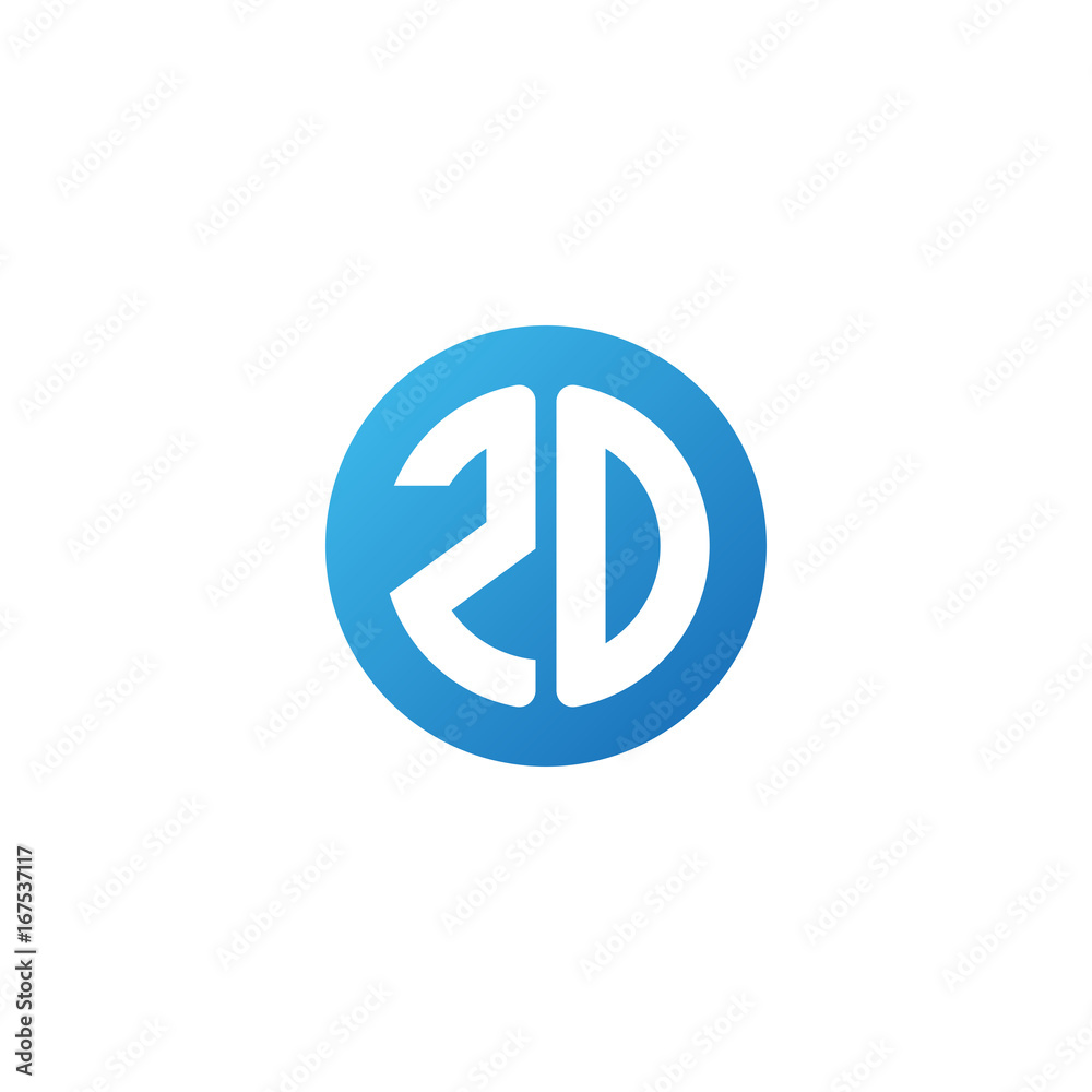 Initial letter ZO, rounded letter circle logo, modern gradient blue color
Initial letter ZO, rounded letter circle logo, modern gradient blue color