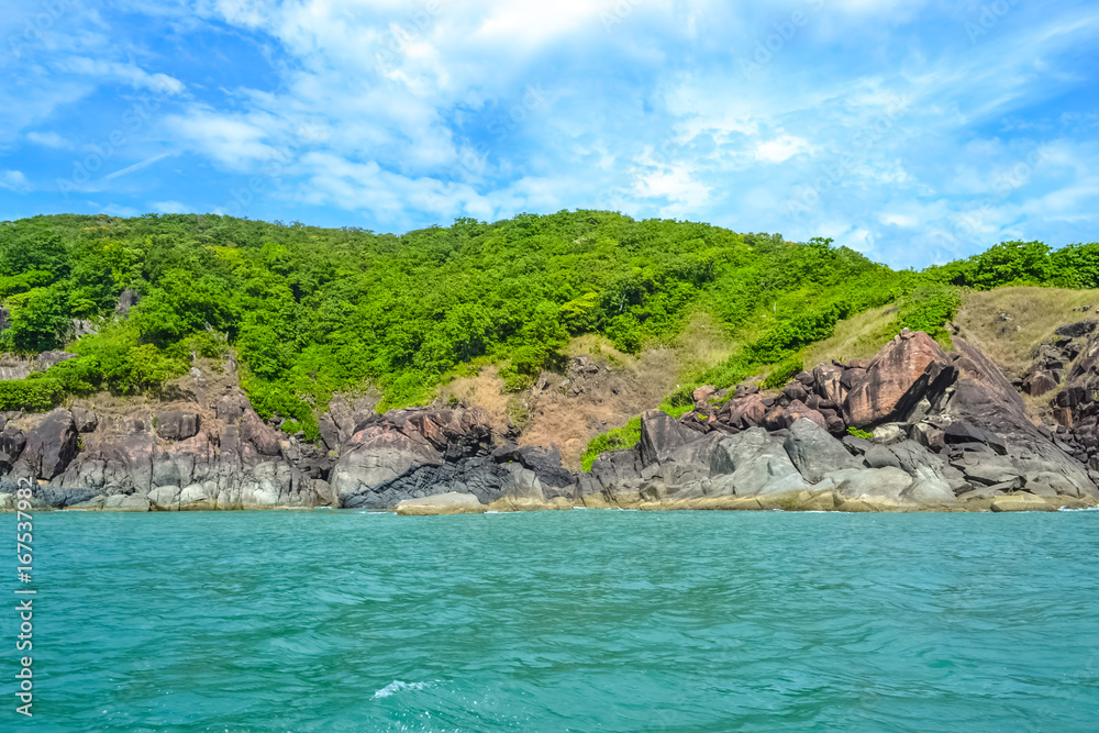 Beautiful Sea Green Waters of South Goa, India