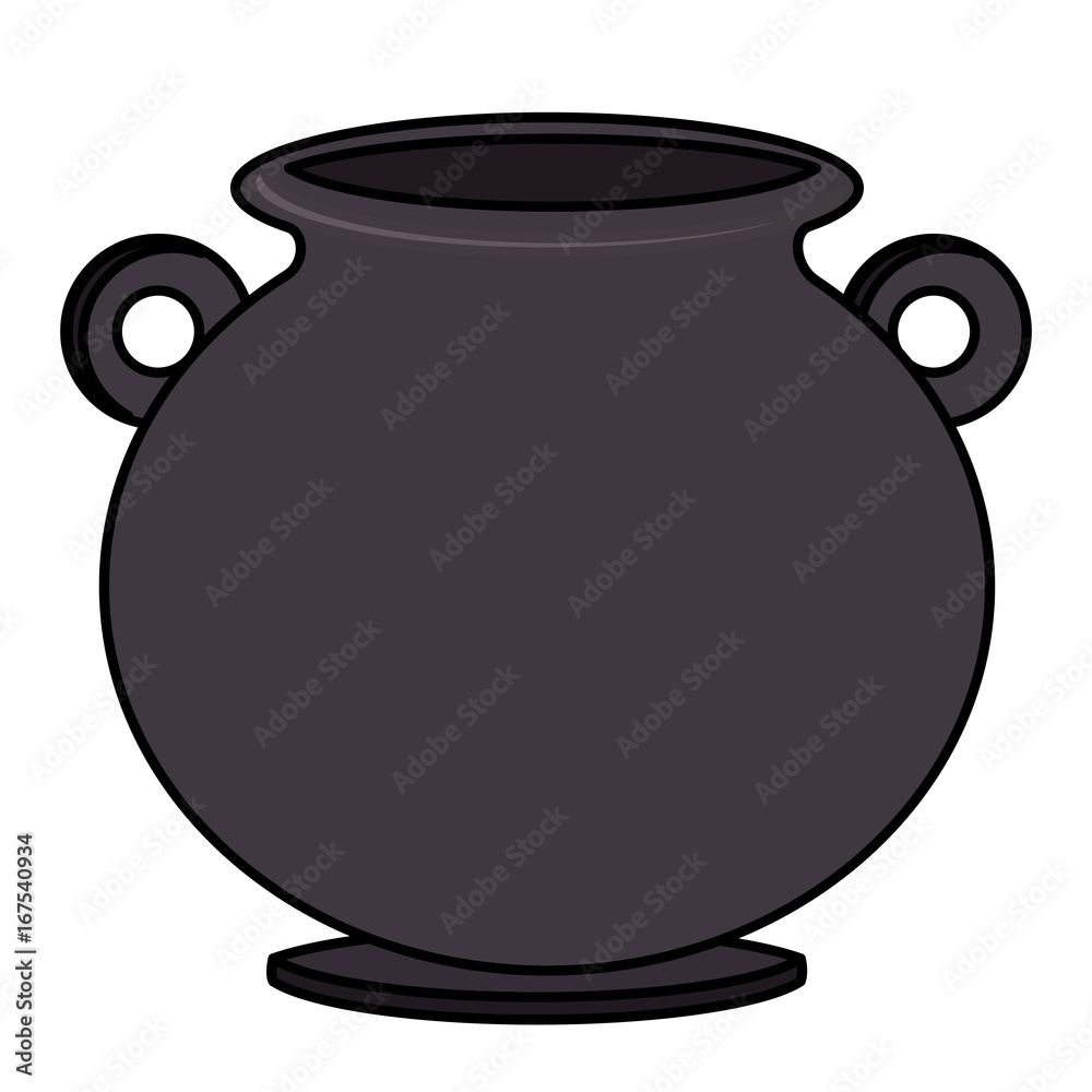 saint patrick cauldron icon vector illustration design