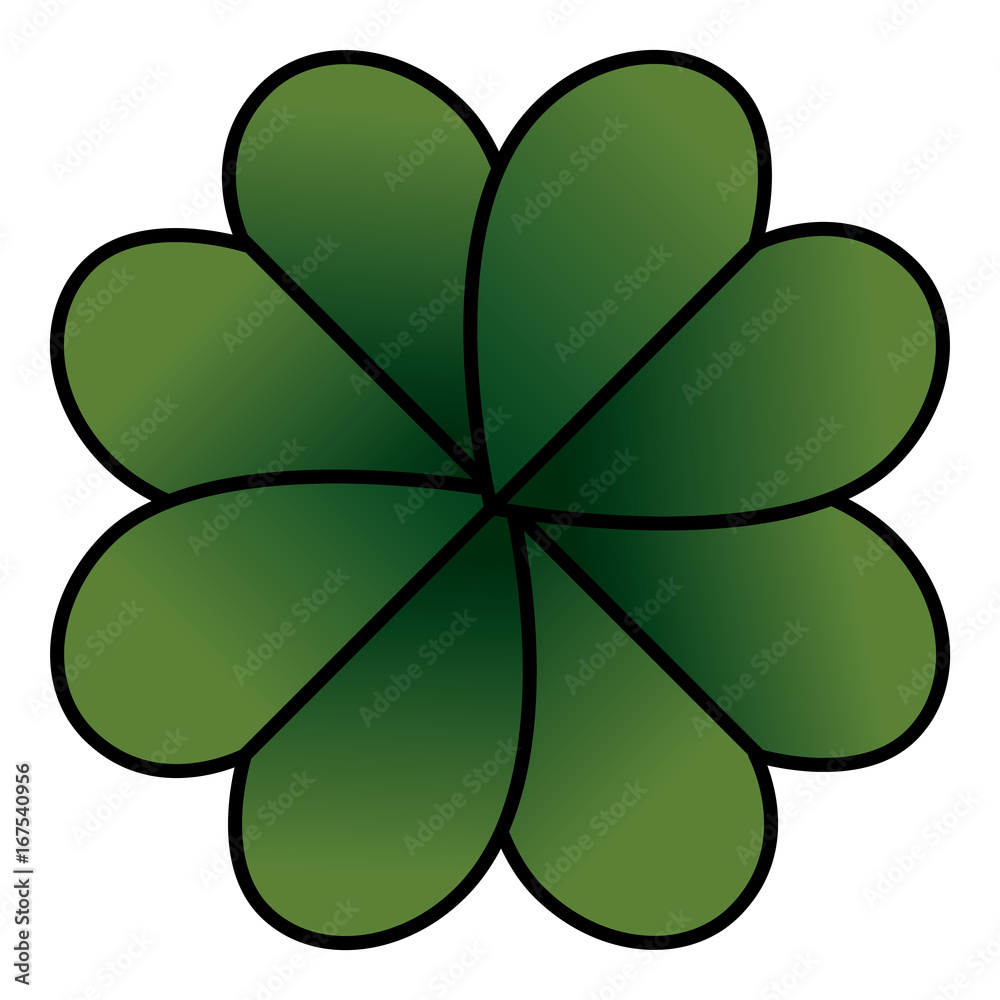 saint patrick clover icon vector illustration design saint patrick clover icon vector illustration design