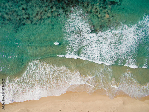 Aerial coastline Image Of Australian Beach