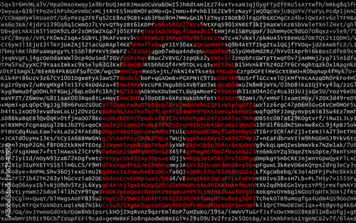 Red lock over encrypted text