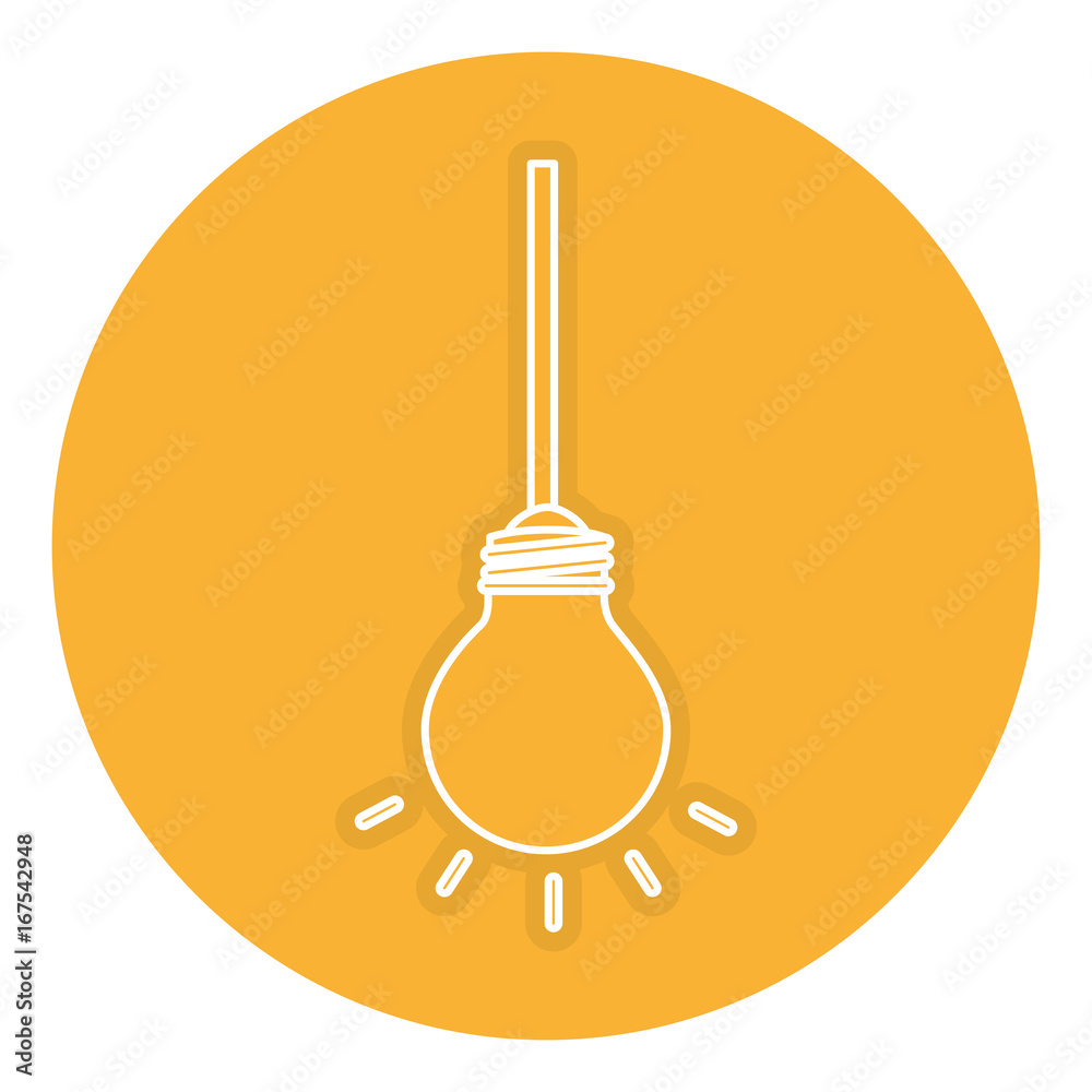 bulb light hanging isolated icon vector illustration design bulb light hanging isolated icon vector illustration design