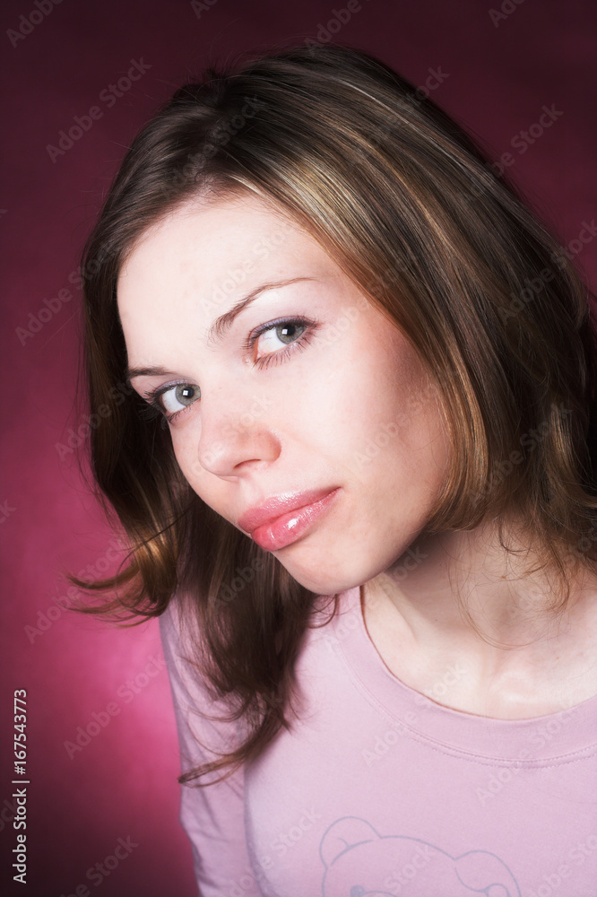 woman close up woman close up