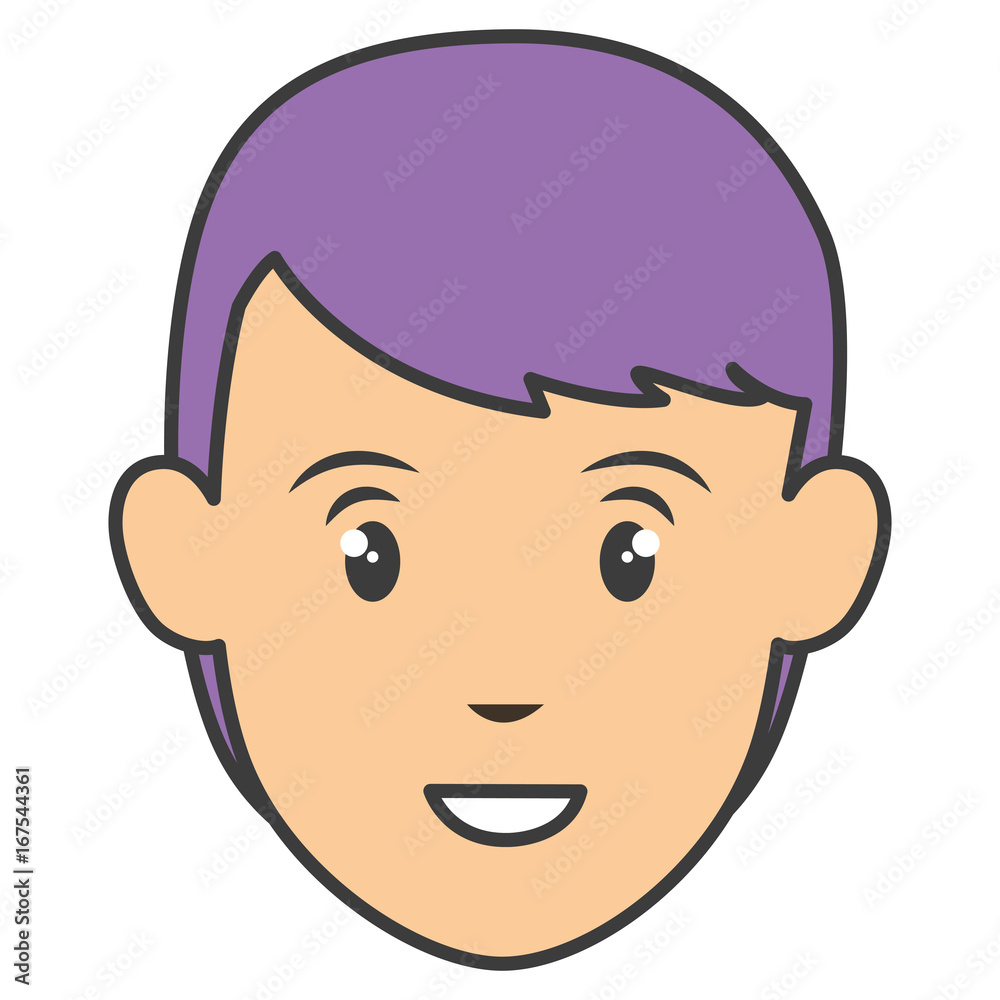 young man head avatar character vector illustration design young man head avatar character vector illustration design