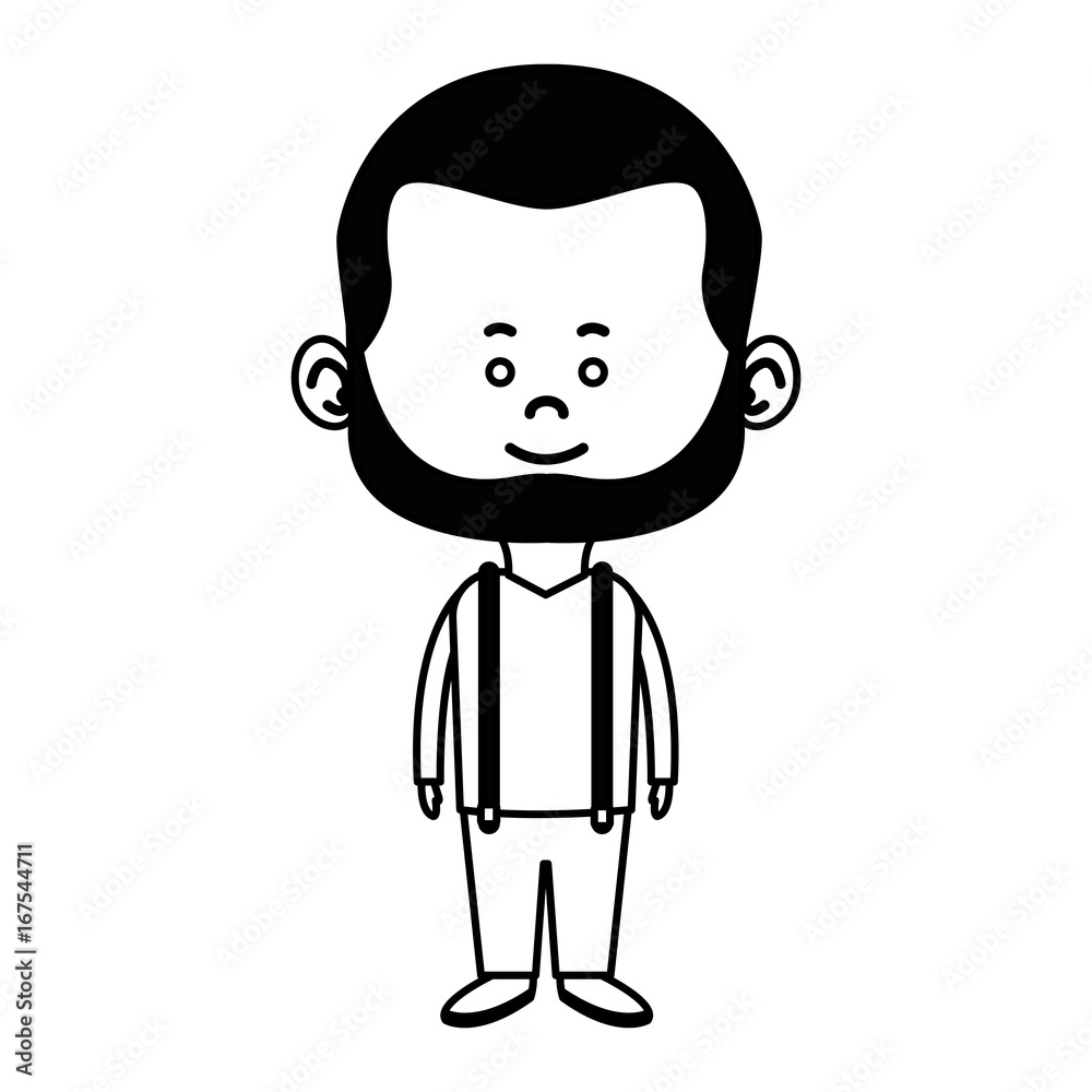 young happy groom man wear suit married vector illustration young happy groom man wear suit married vector illustration