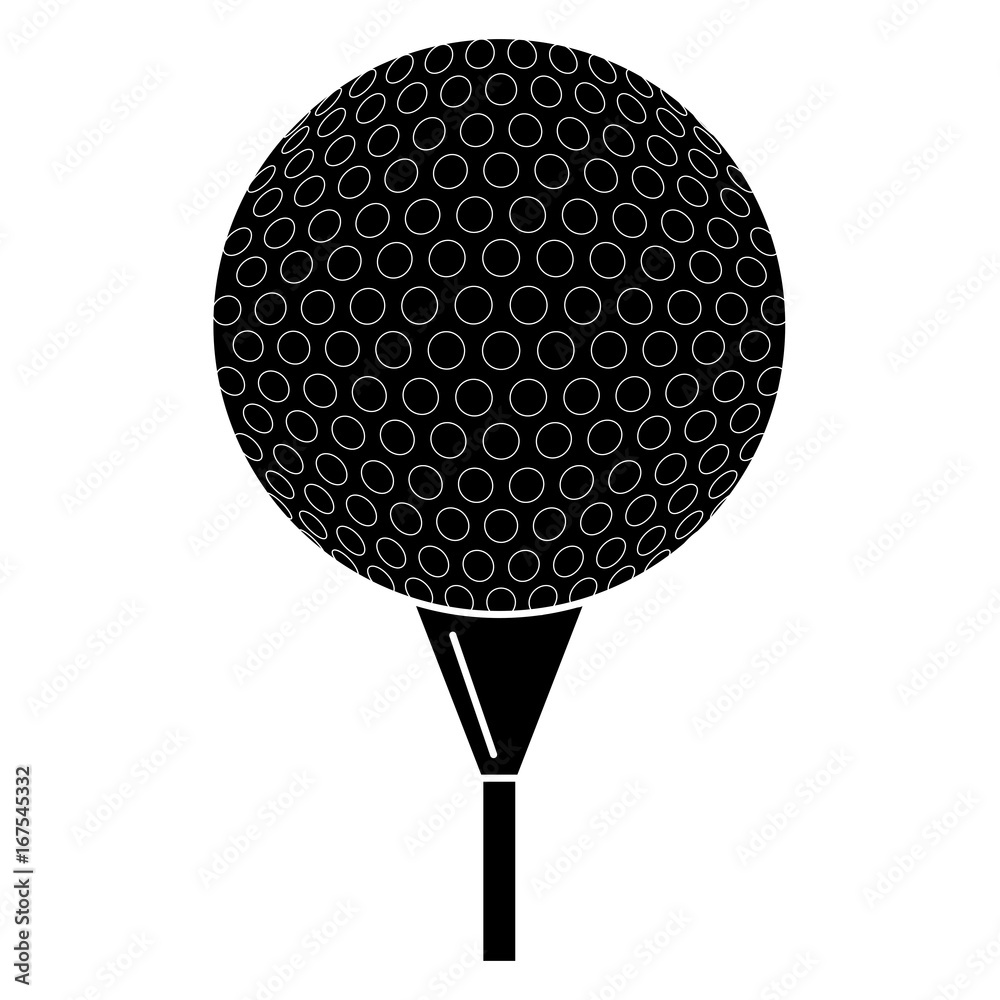 golf ball isolated icon vector illustration design golf ball isolated icon vector illustration design