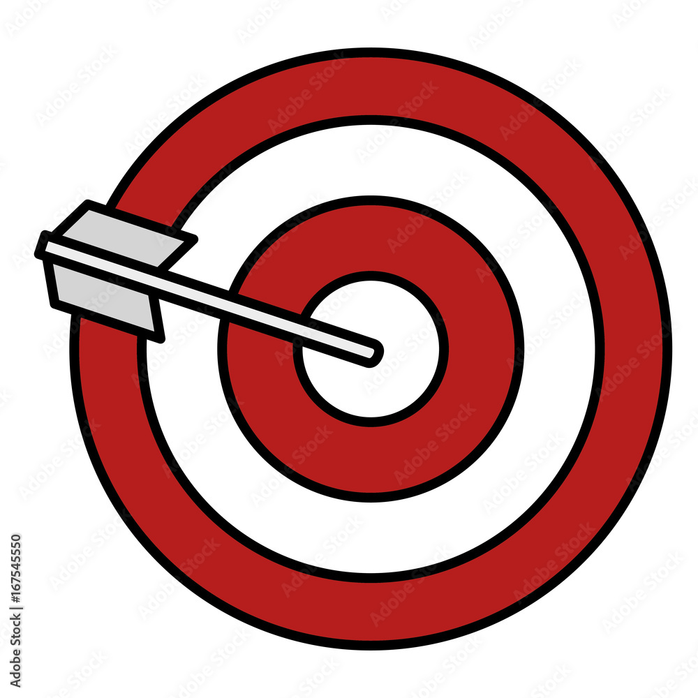 target with arrow icon vector illustration design target with arrow icon vector illustration design