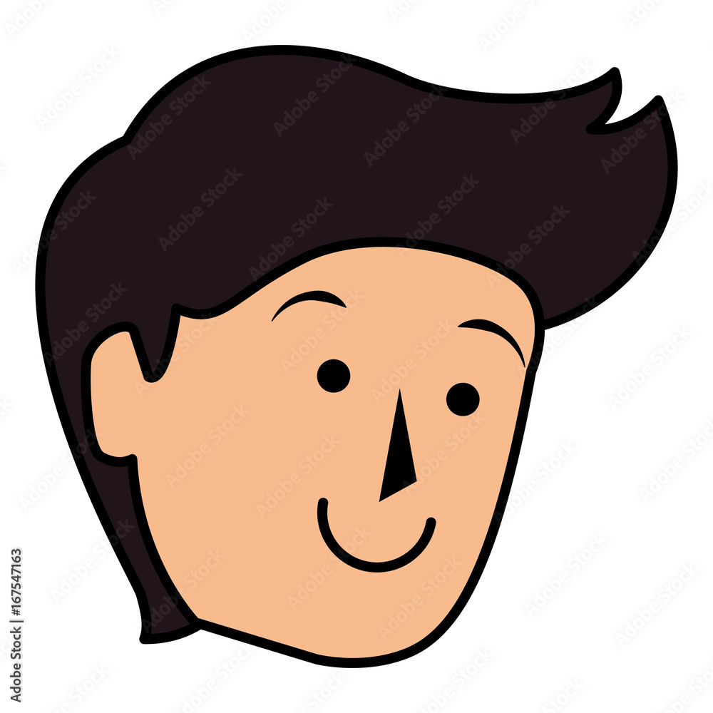 young man head avatar character vector illustration design young man head avatar character vector illustration design