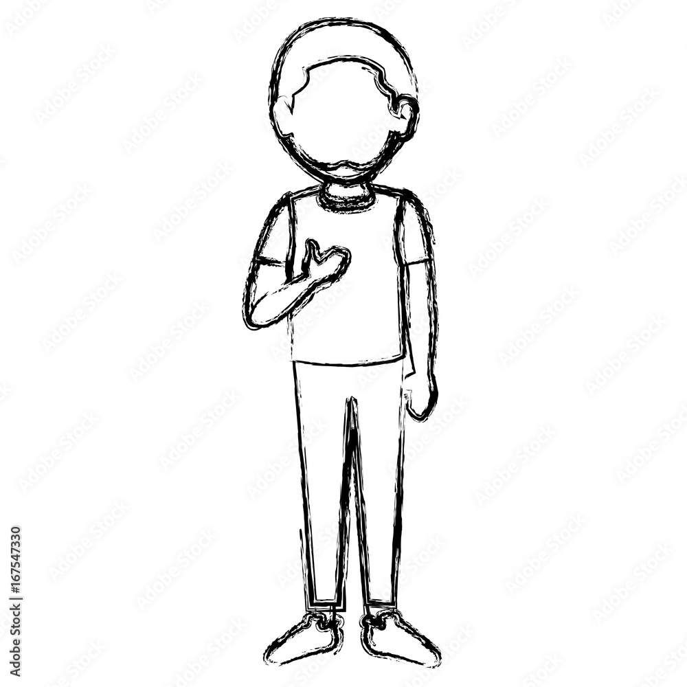 young man avatar character vector illustration design young man avatar character vector illustration design