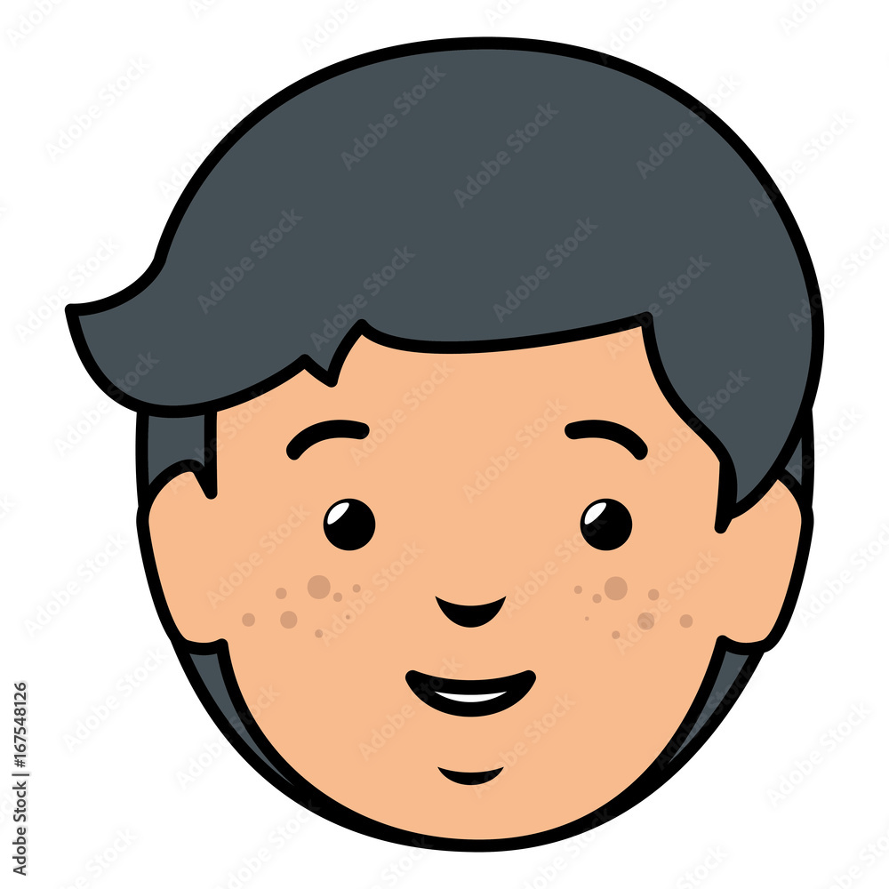 young man head avatar character vector illustration design young man head avatar character vector illustration design