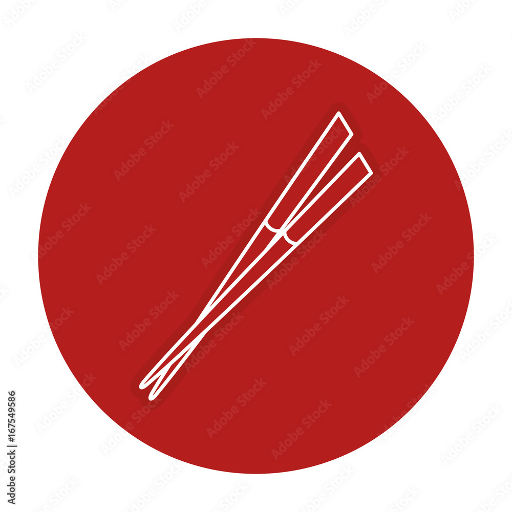 chopsticks element isolated icon vector illustration design chopsticks element isolated icon vector illustration design