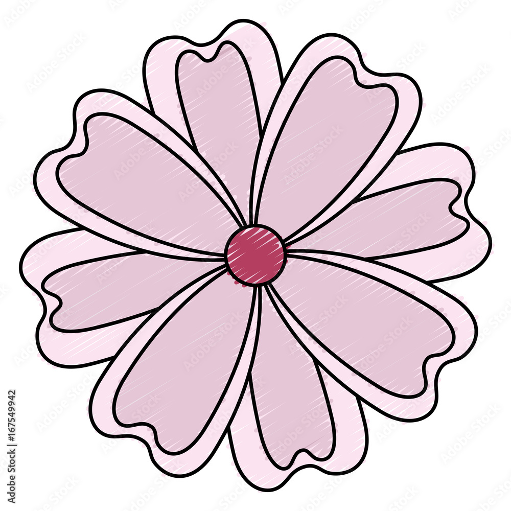 Fototapeta premium japanese flower isolated icon vector illustration design