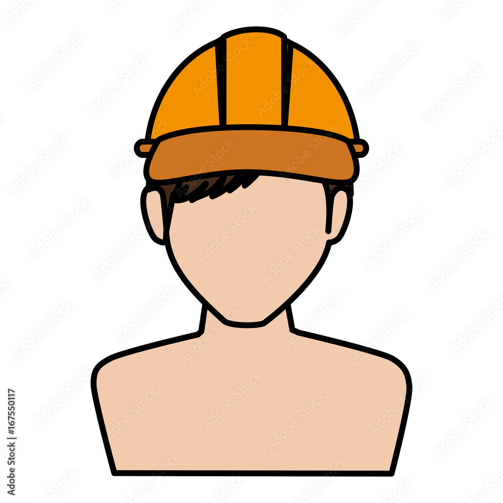 builder shirtless avatar character icon vector illustration design builder shirtless avatar character icon vector illustration design