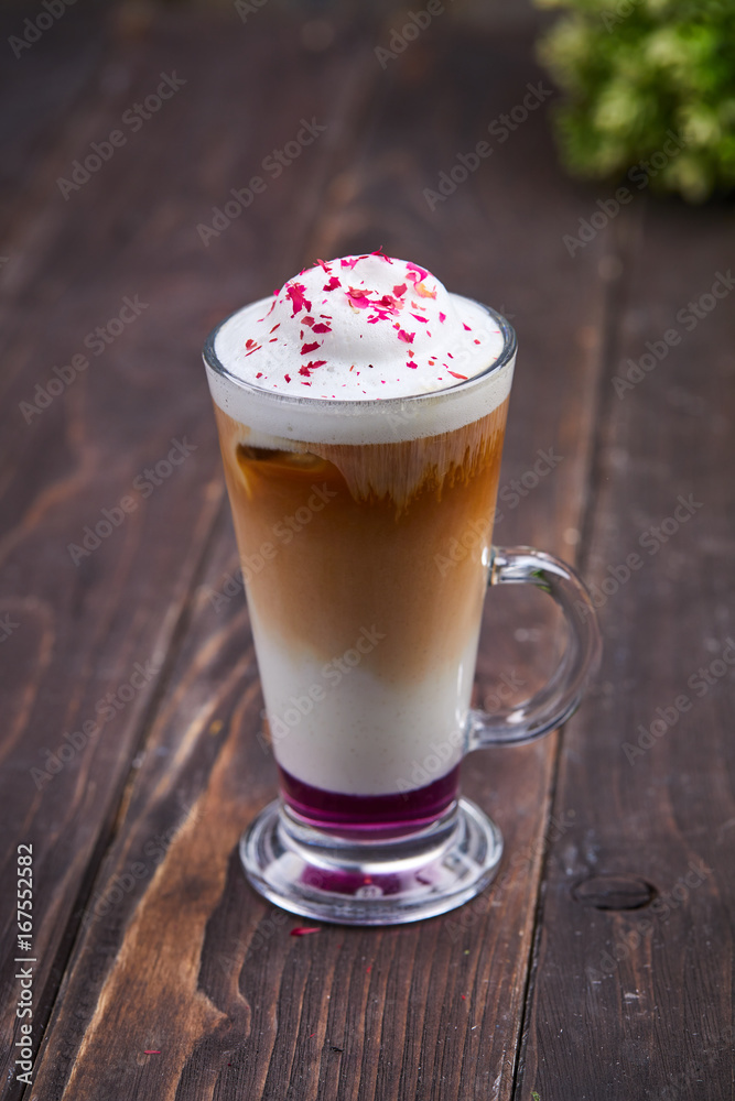 coffee with syrup coffee with syrup