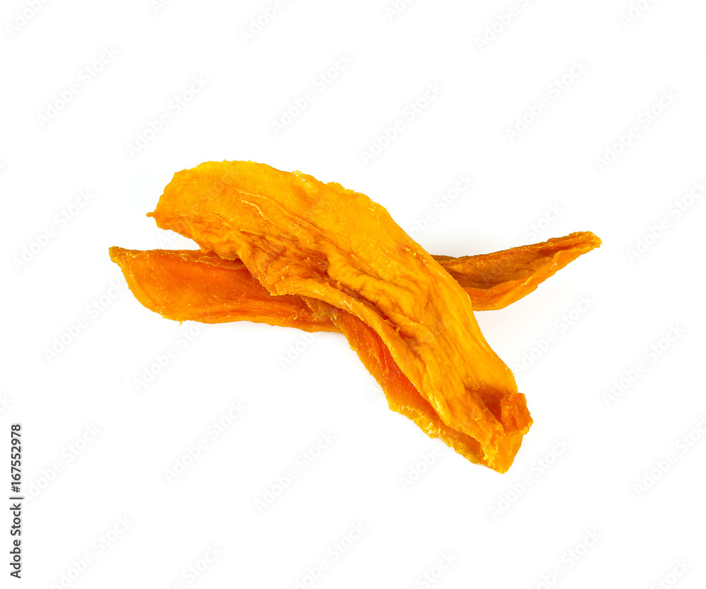 Fototapeta premium dried mango isolated on white