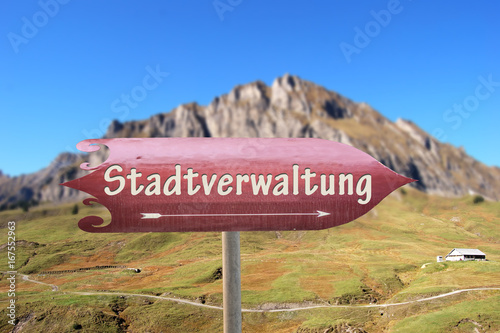 Schild 250 - Stadtverwaltung