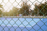 Tennis court  in blurry for background