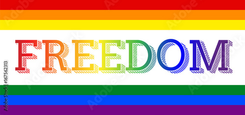 Freedom flag - LGBT