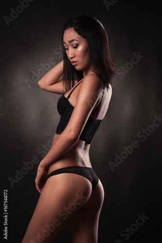 Slim woman dressed underwear © Igor Kovalchuk