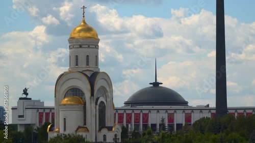 Church of St. George on Poklonnaya Hill. Moscow, Russia