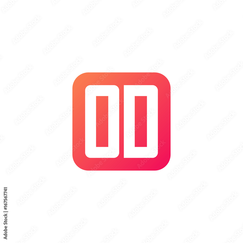 Initial letter OD, rounded letter square logo, modern gradient red color
Initial letter OD, rounded letter square logo, modern gradient red color