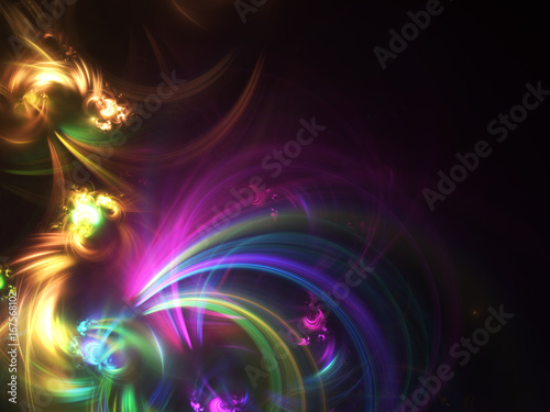 Abstract fractal background