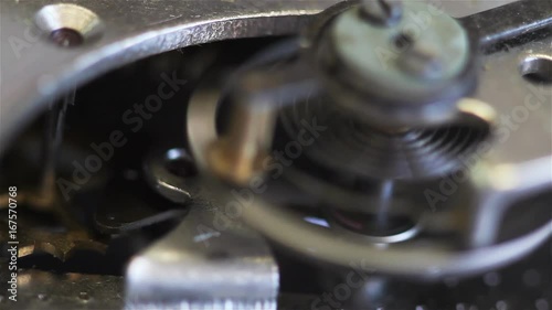 Wallpaper Mural The mechanism table clock Torontodigital.ca