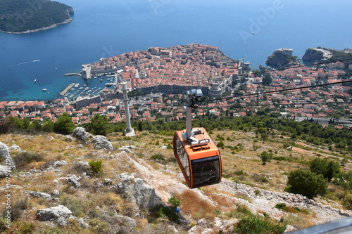 Kolejka z widokiem na Dubrownik