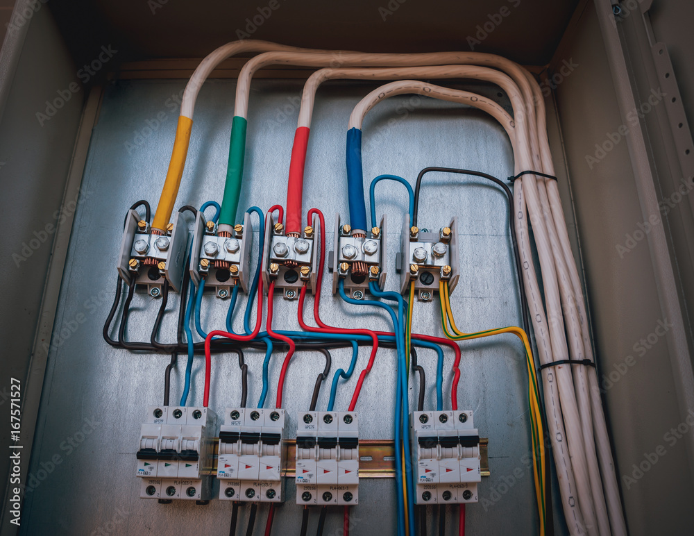 Electrical equipment. Background and texture Electrical equipment. Background and texture