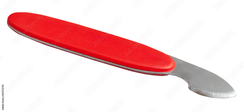 opener with red handle for opening cover of watch opener with red handle for opening cover of watch